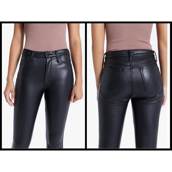 💕MOTHER💕 High Waisted Vamp Pants Faux Show 32 - Picture 4 of 16